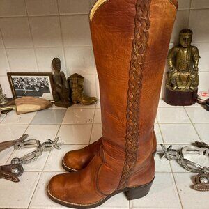 FRYE 8546 True Vintage Brown Leather Campus Boots Size 6 B Pre 70's!!!! AWESOME